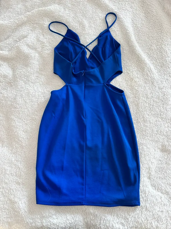 Windsor Blue Mini Dress - Image 2