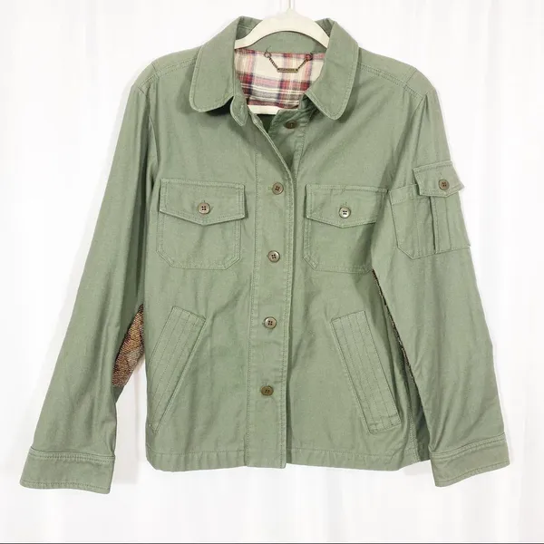 Capulet x Anthropologie Embellished Military Jacket: Army Olive Green - Image 3