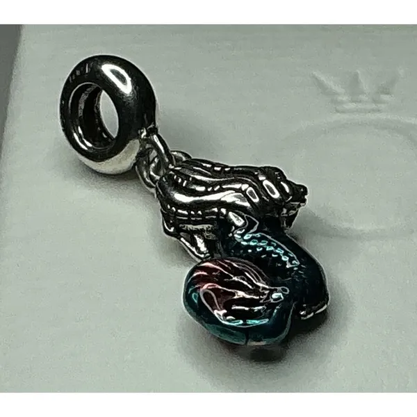 Pandora Disney Ariel Dangle Charm 925 Sterling Silver Little Mermaid Enamel - Image 2