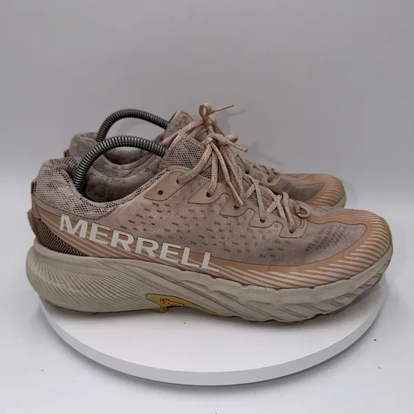 Merrell Agility Peak 5 Trail Running Shoes Purple Rose Womens 11 Vibram J068390 - Image 2