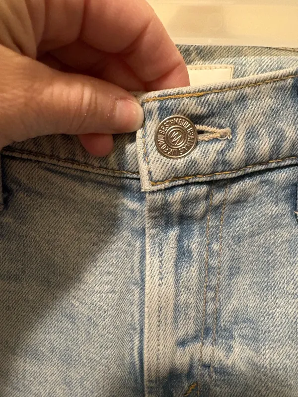 Mother Superior The Rascal ankle undone distressed size‎ 25 Sample Blue - Image 7