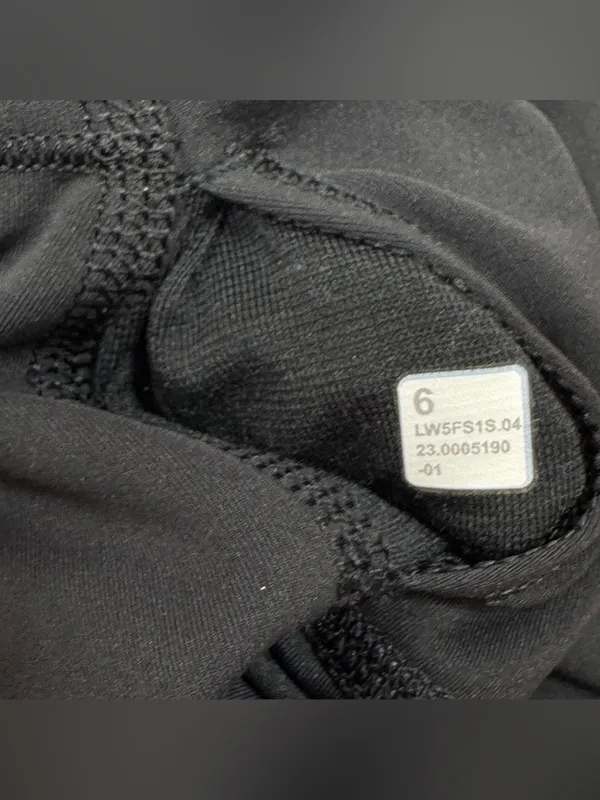 Lululemon Wunder‎ Train High Rise Leggings Black Iridescent 6 LW5FS1S - Image 8