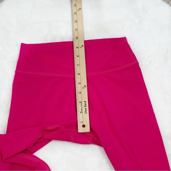 Aerie Mid Rise Ankle Length Leggings Bright Berry Pink XS‎ - Image 9