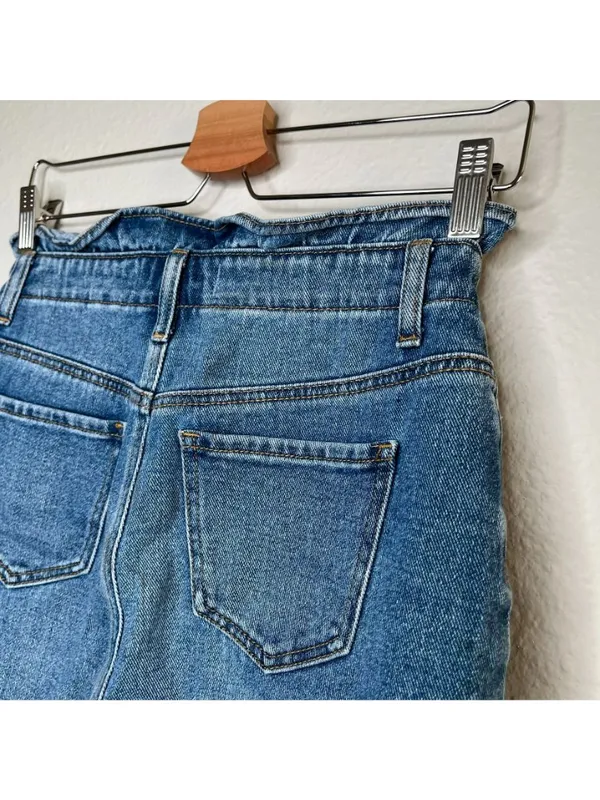 PacSun Womens Denim Cotton Mini Skirt Size 25 Blue - Image 3