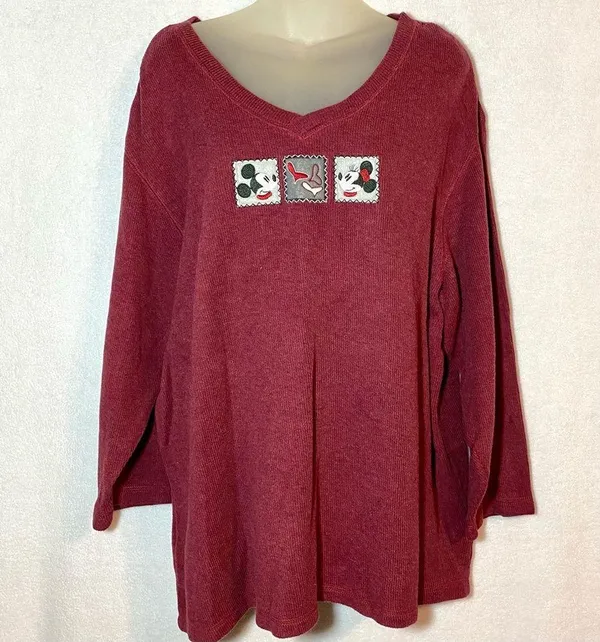 DISNEY STORE Mickey Minnie Mouse top XL - Image 2