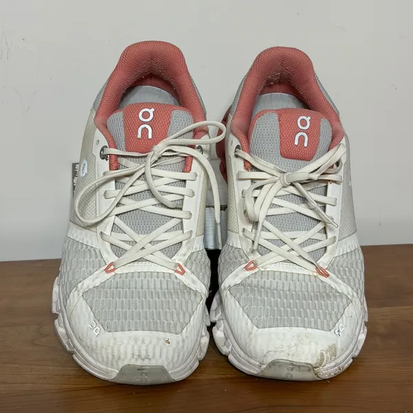 On Running Cloudflyer White Coral Women 7.5 21.99626 Helion CloudTec Sneakers - Image 3