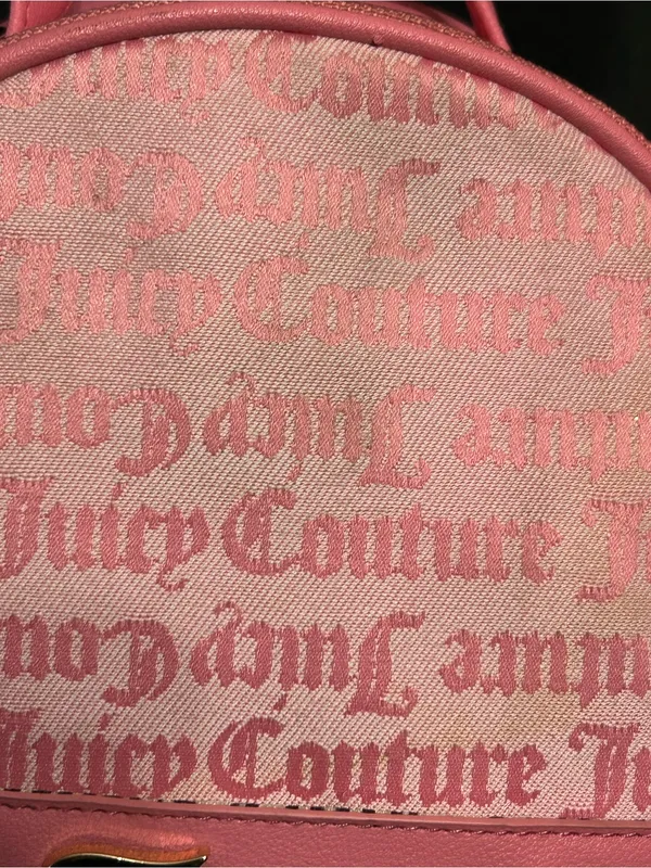 Juicy Couture Pink Logo Mini Backpack with Gold Accent NWT - Image 6