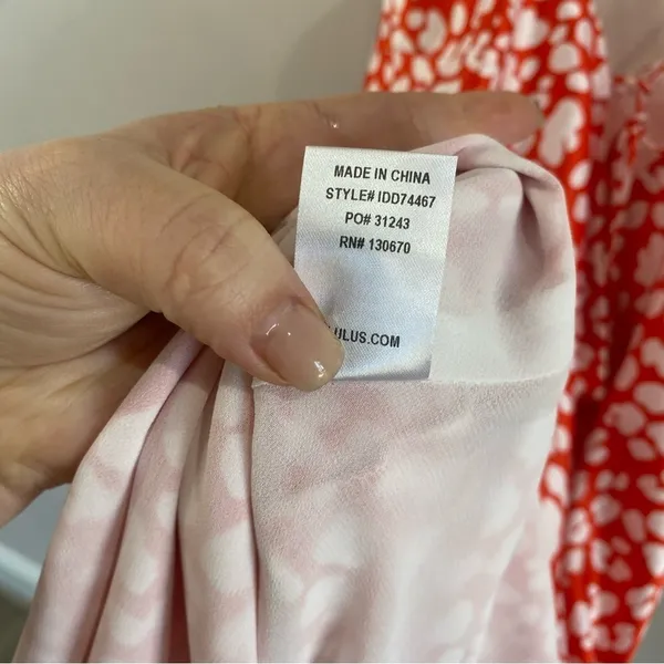 Lulus Calling My Spirit Red Satin Print Midi Slip Dress Cottagecore Size L‎ - Image 8