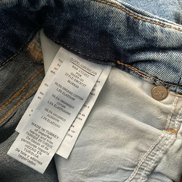 Good American High Waist Skinny Jeans Size 27‎ Blue - Image 4