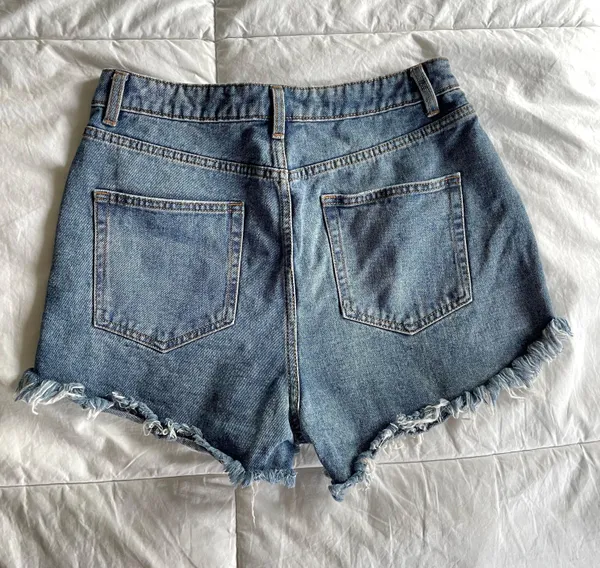 Wild Fable Denim shorts women blue Size 8 - Image 2