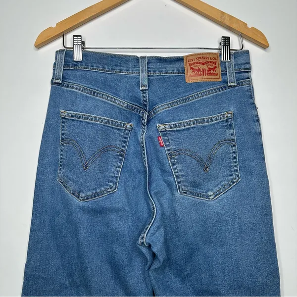 Levi’s Ribcage Straight Ankle Jeans Blue Size 27 - Image 7