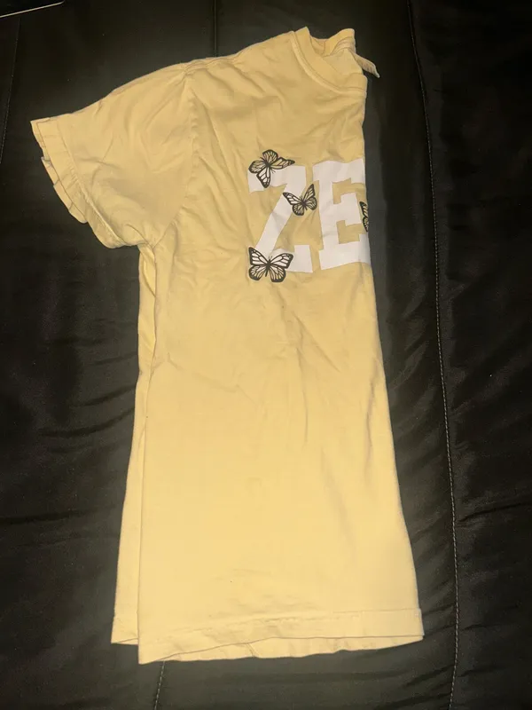 Comfort Colors Yellow Zeta Tau Alpha T-Shirt - Image 5