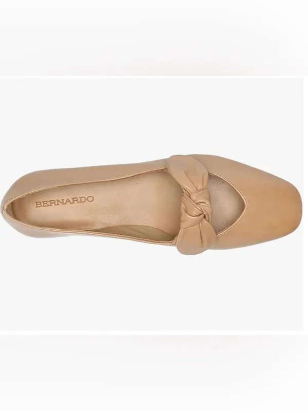 Bernardo Tan Knot-Detail Ballet Flat Size 7 - Image 7