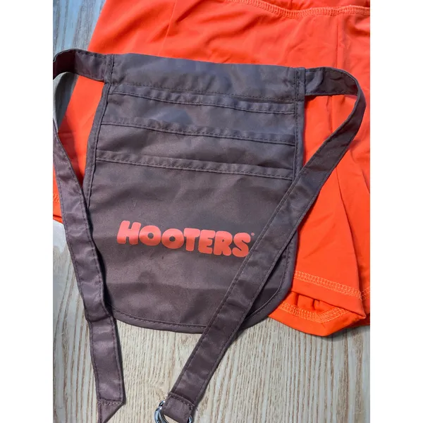 B2 Women's Hooters 2pc Uniform Shorts & Dark Brown Money Pouch size 2X Waist 34" - Image 2