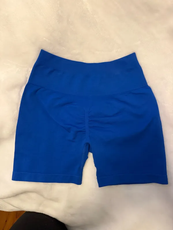 GymReaper Biker Shorts Blue - Image 2