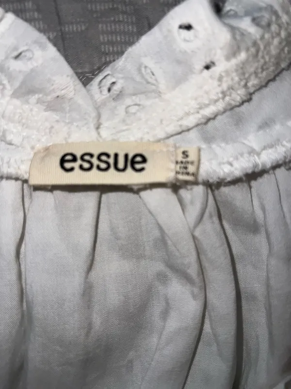 Essue White  Eyelet Lace Top - Image 2