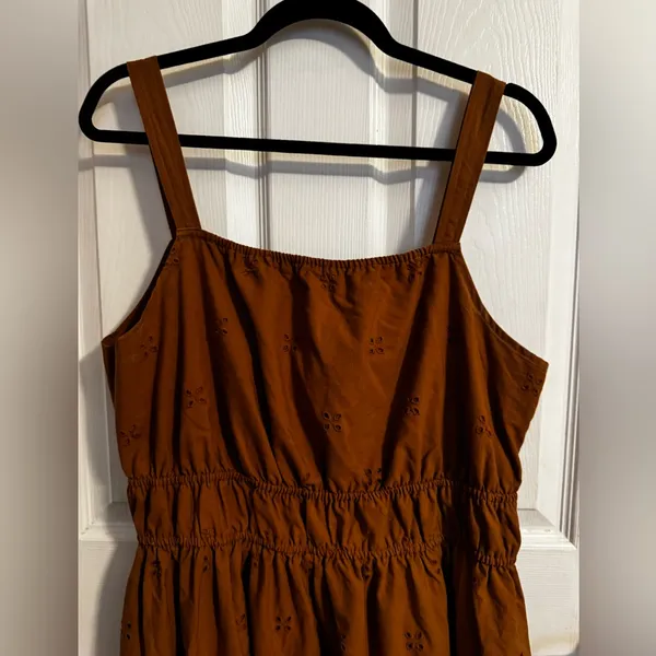 Time and Tru Brown Dress Size L - Image 2