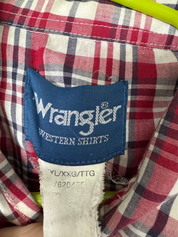 Men’s Wrangler Shirt Button Down - Image 3