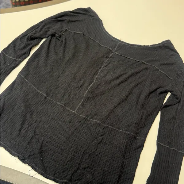 Free People Waffle Knit Light Long Sleeve Size Small - Image 9