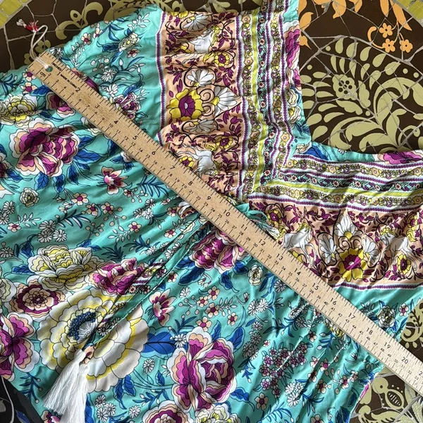 RUSTTYDUSTTY BOHO MAXI SUNDRESS Sz:XXL - Image 6