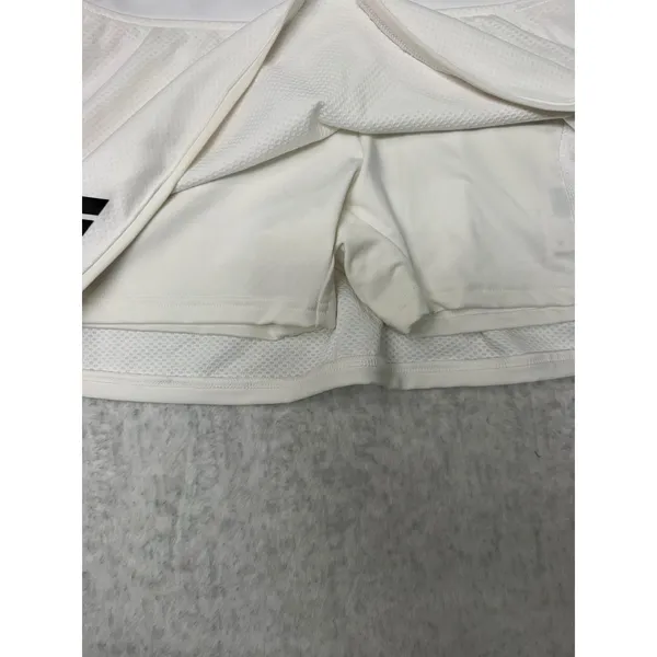 Adidas Club Tennis Skirt White‎ AeroReady Mesh Skort Womens Size M HS1455 - Image 3