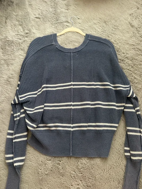 Aerie Striped Sweater Oversized - Image 2