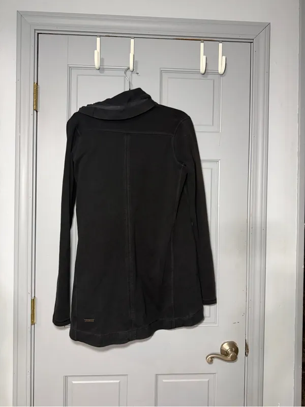 lululemon method wrap athletica Black Asymmetrical Zip Utility Jacket - Image 3