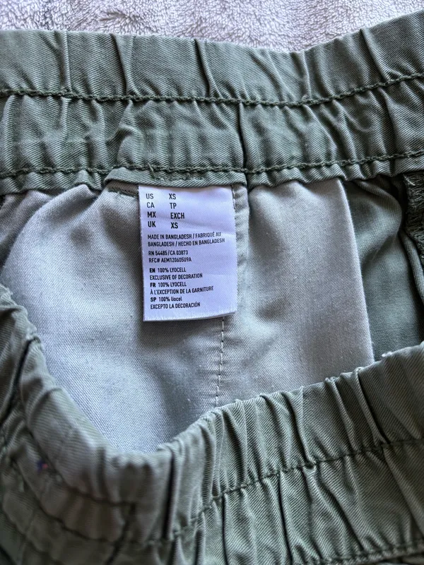 Army Green American Eagle Shorts - Image 3