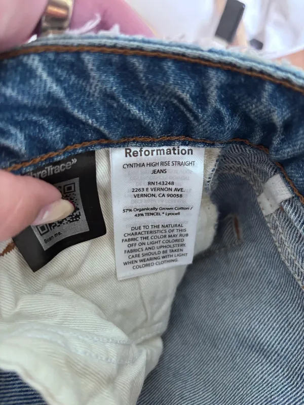 Reformation Cynthia High-Rise Jeans Straight - Image 4