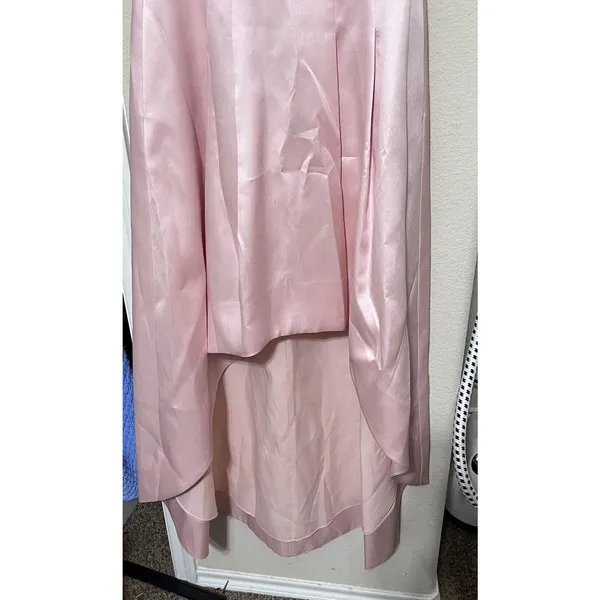 Eliza J Sz 10 Pink Blush High‎ Low Formal Dress Sleeveless Open Back - Image 9