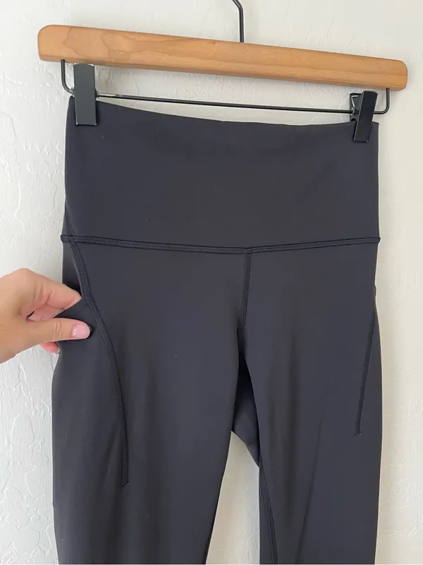 Lululemon Wunder Train High-Rise leggings with Pockets 25" black 6 - Image 9