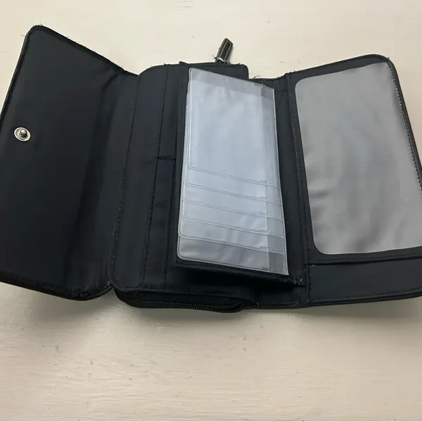 Clutch Chic Black Leather Wallet-RGA accessories-Very nice & clean. No flaws - Image 5