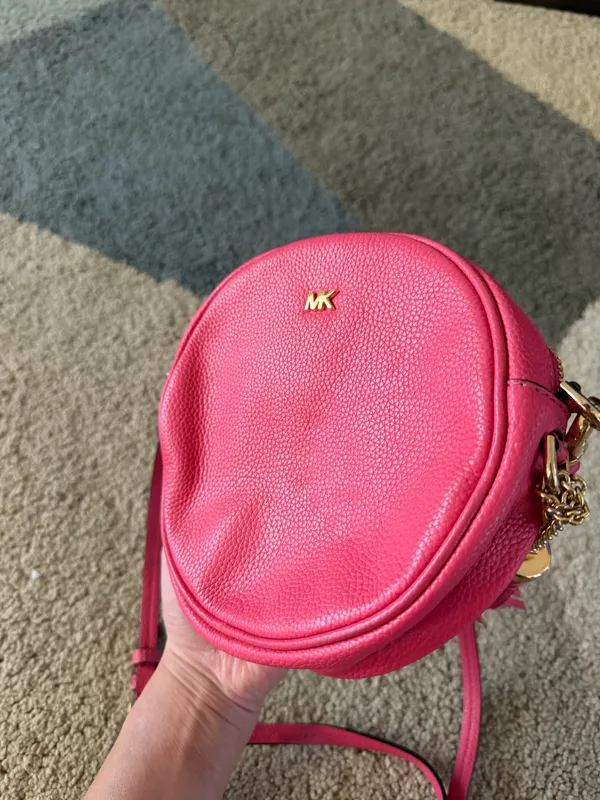 Michael Kors Pink Canteen Crossbody Bag - Image 8