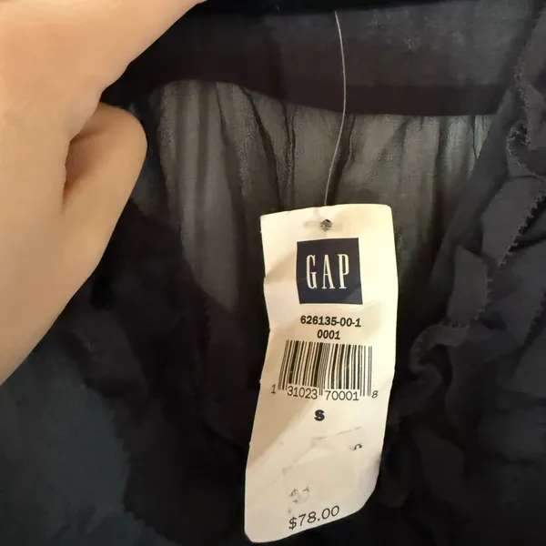 Gap Sheer Black‎ Sleeveless Slip NWT - Image 5