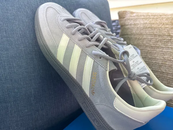 Adidas Spezial gray and white mens 9.5, women’s 10.5 - Image 4