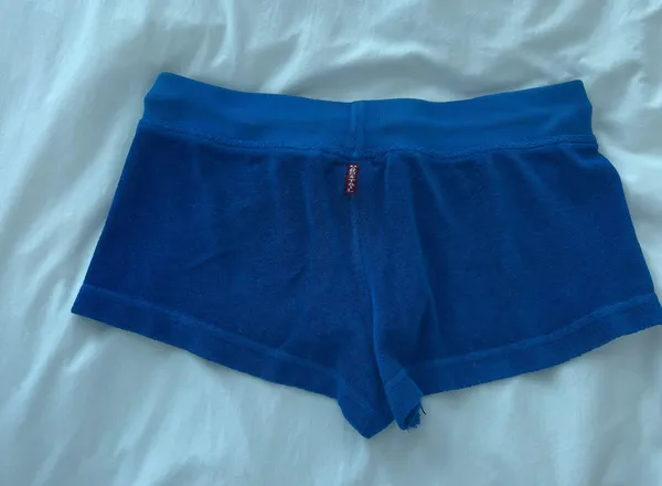 Hard Tail Low Rise Terry Shorts Blue - Image 4