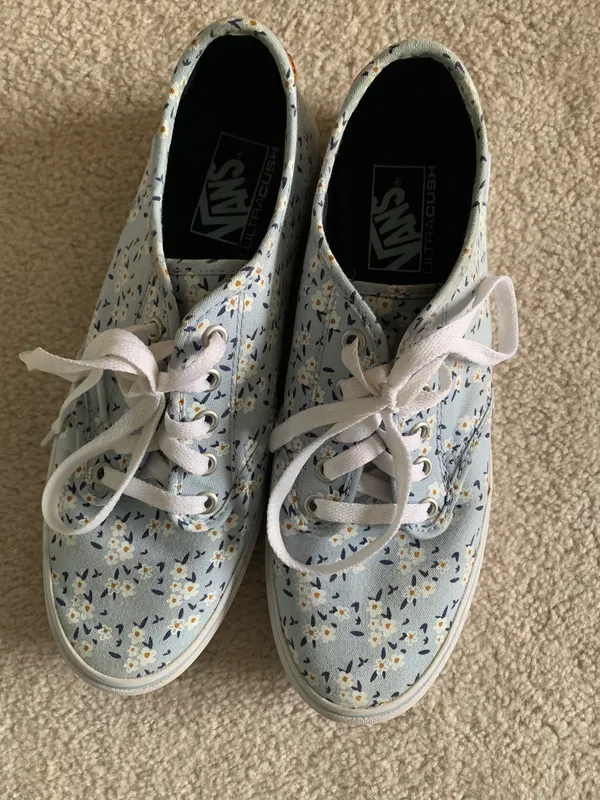 Vans Blue Floral - Image 4
