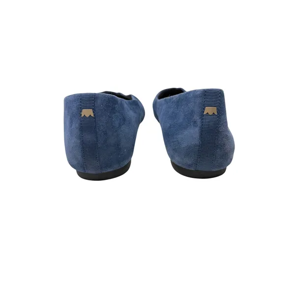 Birdies The Goldfinch Pointed Toe Suede Ballet Flats Indigo Blue Size 8 - Image 8