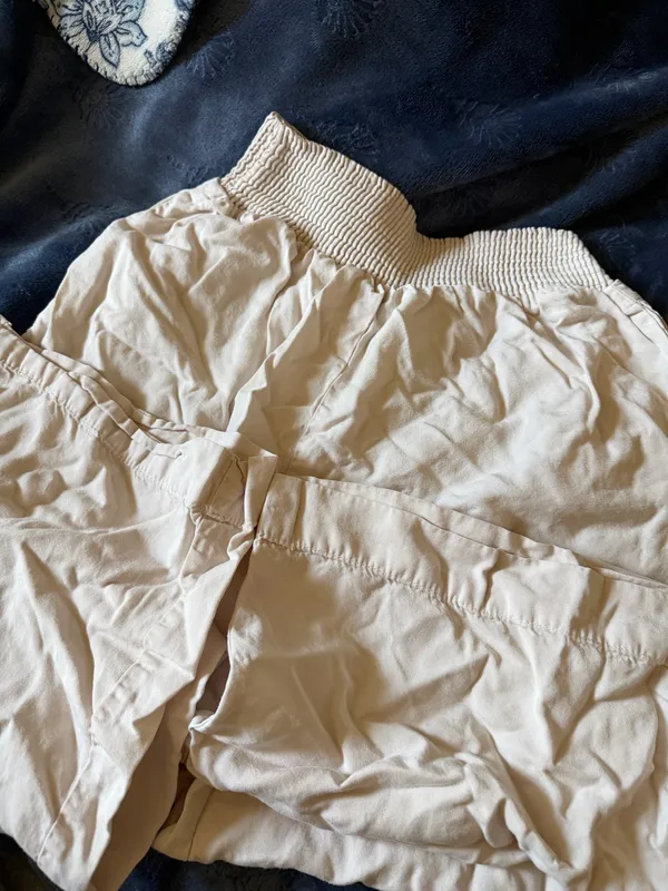 Tan Flowy Pants Boutique Linen - Image 5
