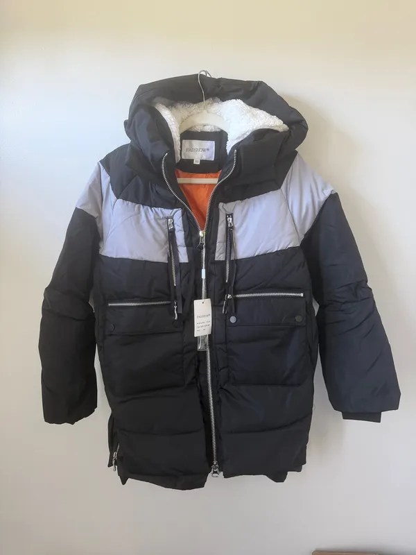 Women's Winter Thickened Down Jackets Long Down Coats Warm Parka with Hood - Image 4