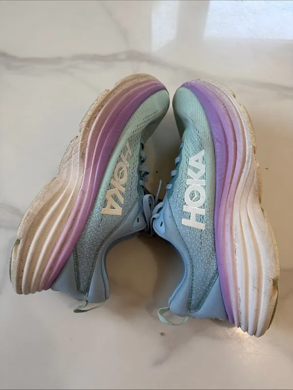 Hoka Pastel Mint & Lavender Women’s Running Sneakers - Image 6