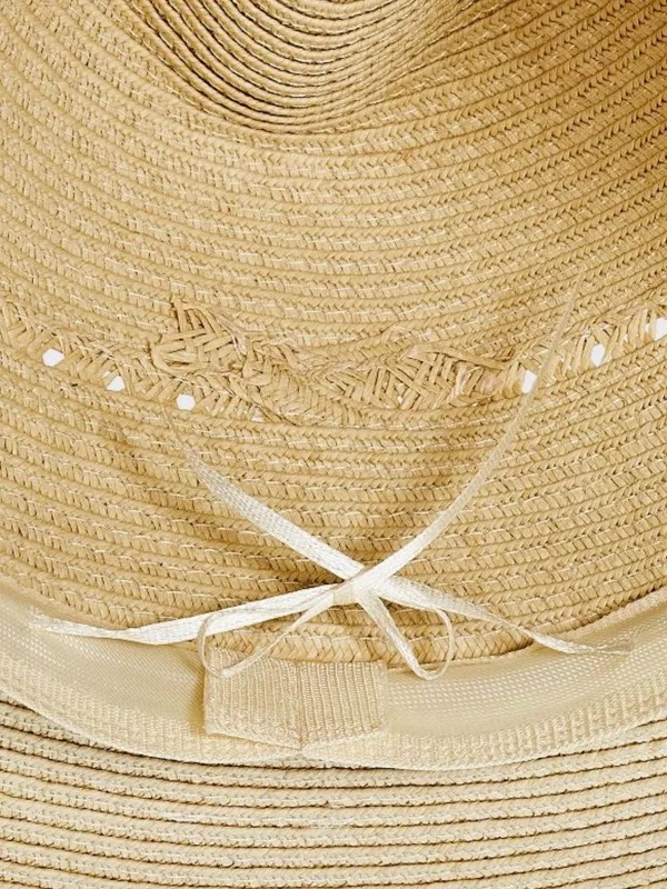 NWOT straw cowboy beach hat - Image 3
