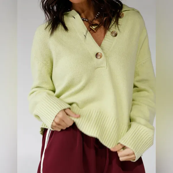 Free people Trading Up Polo sweater - Image 3