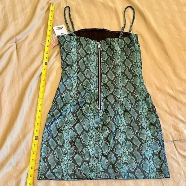 Tiger Mist Blue Snake Dress - Image 4