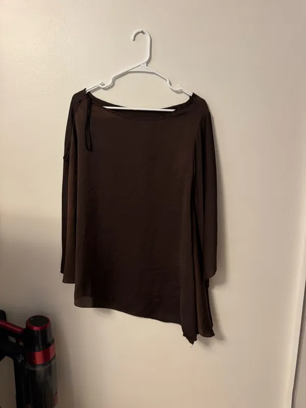 Off the shoulder dress Brown - Image 4