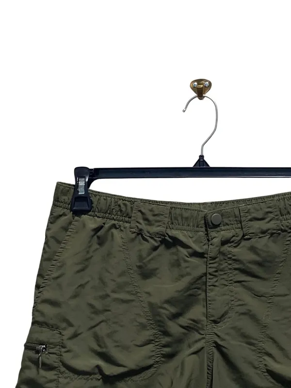 Columbia Y2K Womens Outdoor Shorts Olive Green Size S Summer Hiking Gorpcore - Image 4