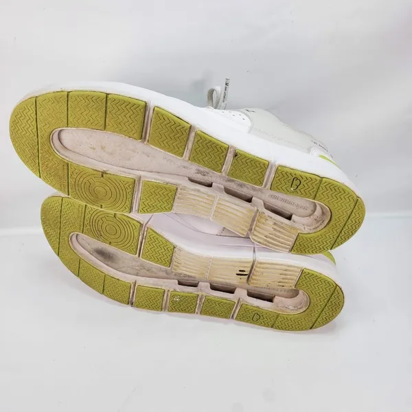 On THE ROGER Clubhouse CloudTec Womens 9 Tennis Sneakers White‎ Yellow - Image 8