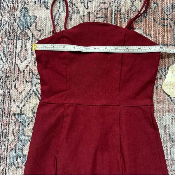 Altar’d State NWT Burgundy Spaghetti Strap Mini Dress Size XS - Image 12