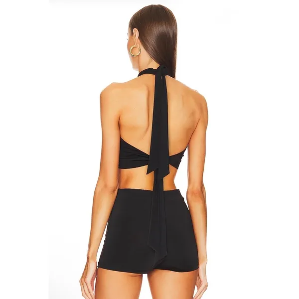 Michael Costello x REVOLVE Morgan Top Black Sz Small NWT - Image 4