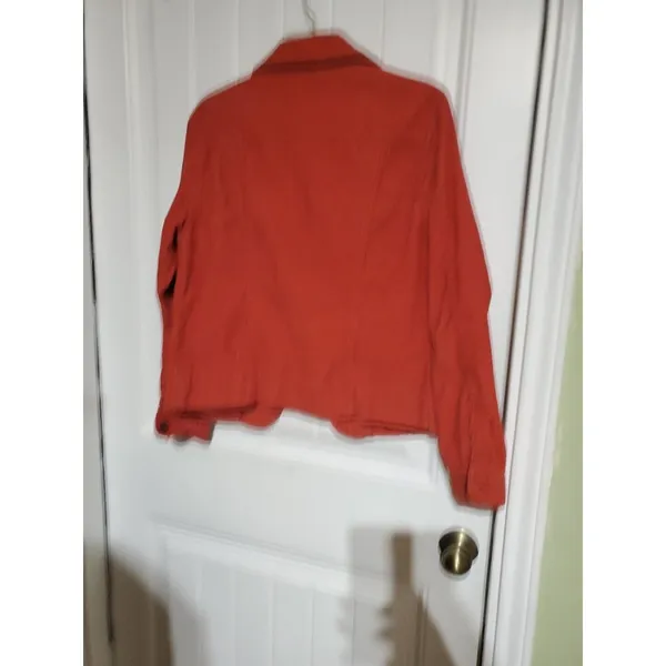 EUC Ladies L.L. Bean Corduroy Burnt Orange Button Down Jacket SIZE XS - Image 14